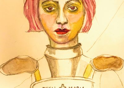 Joan of Arc painting - Kate's legacy